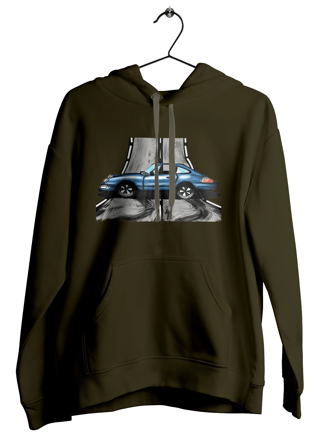 Sports Car On The Road