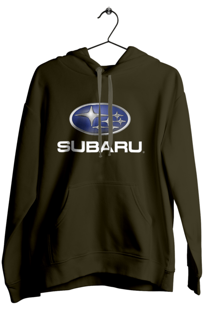 Жіноче худі з принтом "Subaru". Авто, логотип, субару. 2070702
