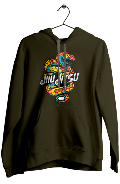 Women's hoodie with prints Jujutsu. Animal, japan, jiu jitsu, jujutsu, martial arts, ninja, samurai, snake, sport. 2070702