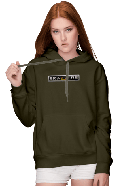 Women`s hoodie with prints Brazzers. Brazzers, brothers, hub, porn, porn hub, pornhub, zsu. 2070702
