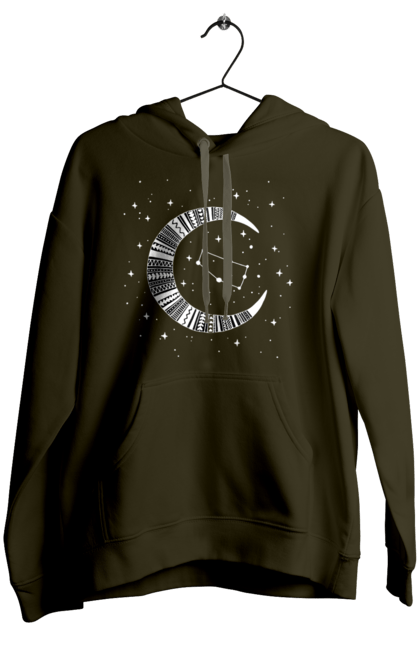 Жіноче худі з принтом "Знак зодіаку Близнюки". Близнюки, гороскоп, знак, знак зодіаку, знак зодіаку близнюки, зодіак, сузір`я. 2070702