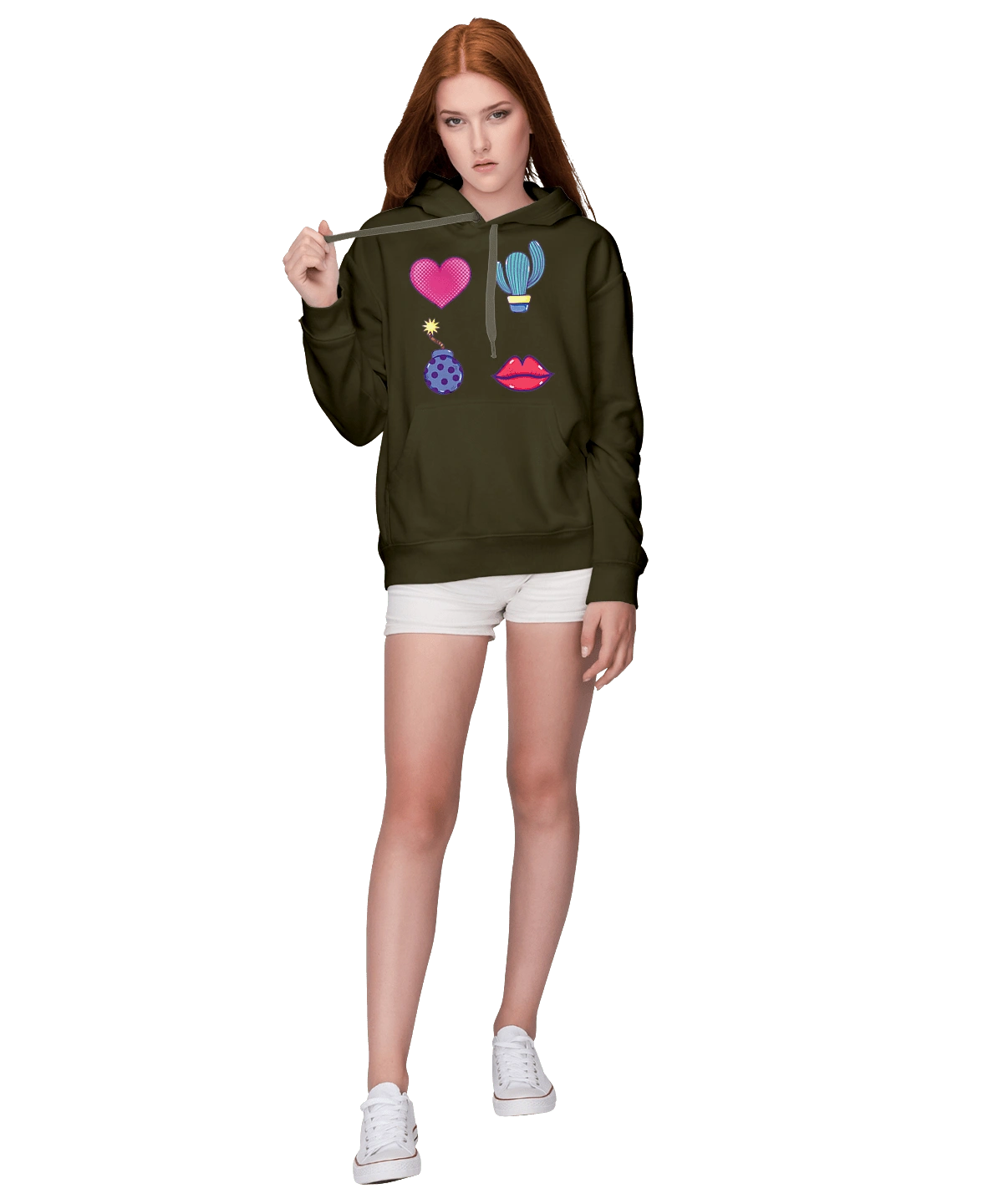 Heart, Cactus, Bomb, Lips