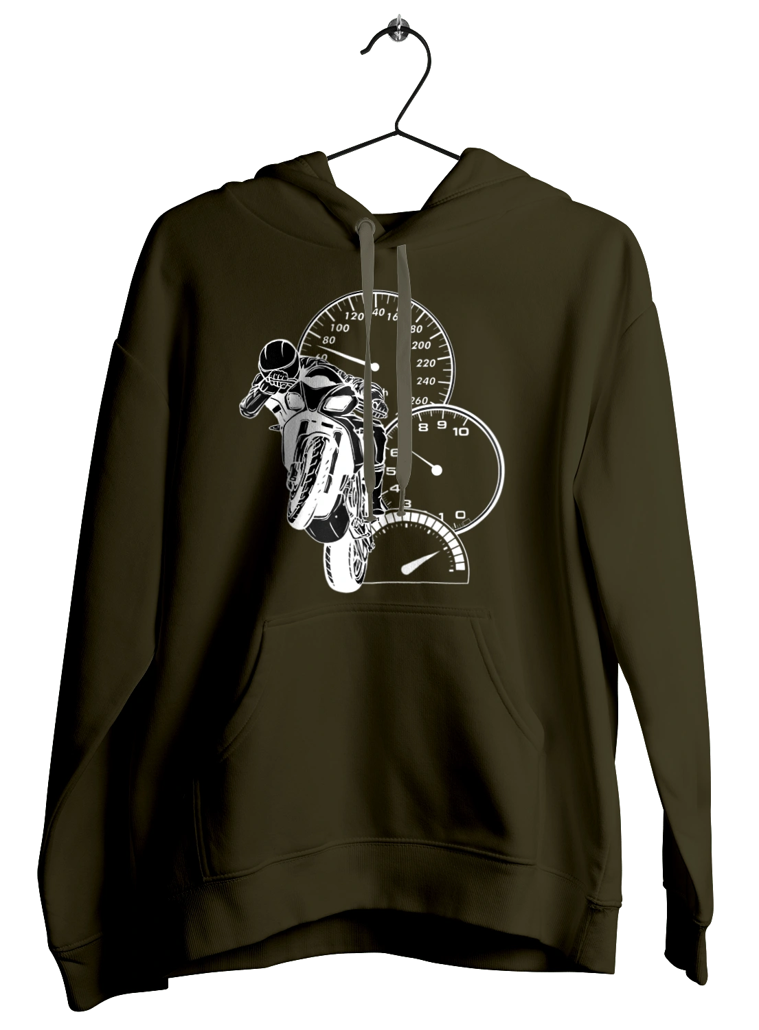 Motorcycle And Speed White