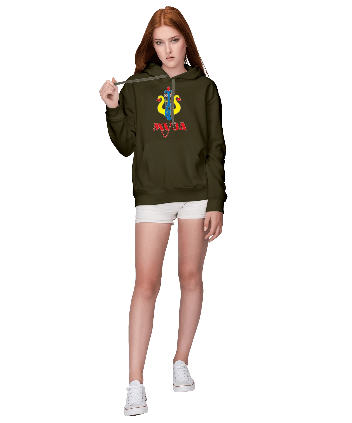 МУЗА темний фон жіноча