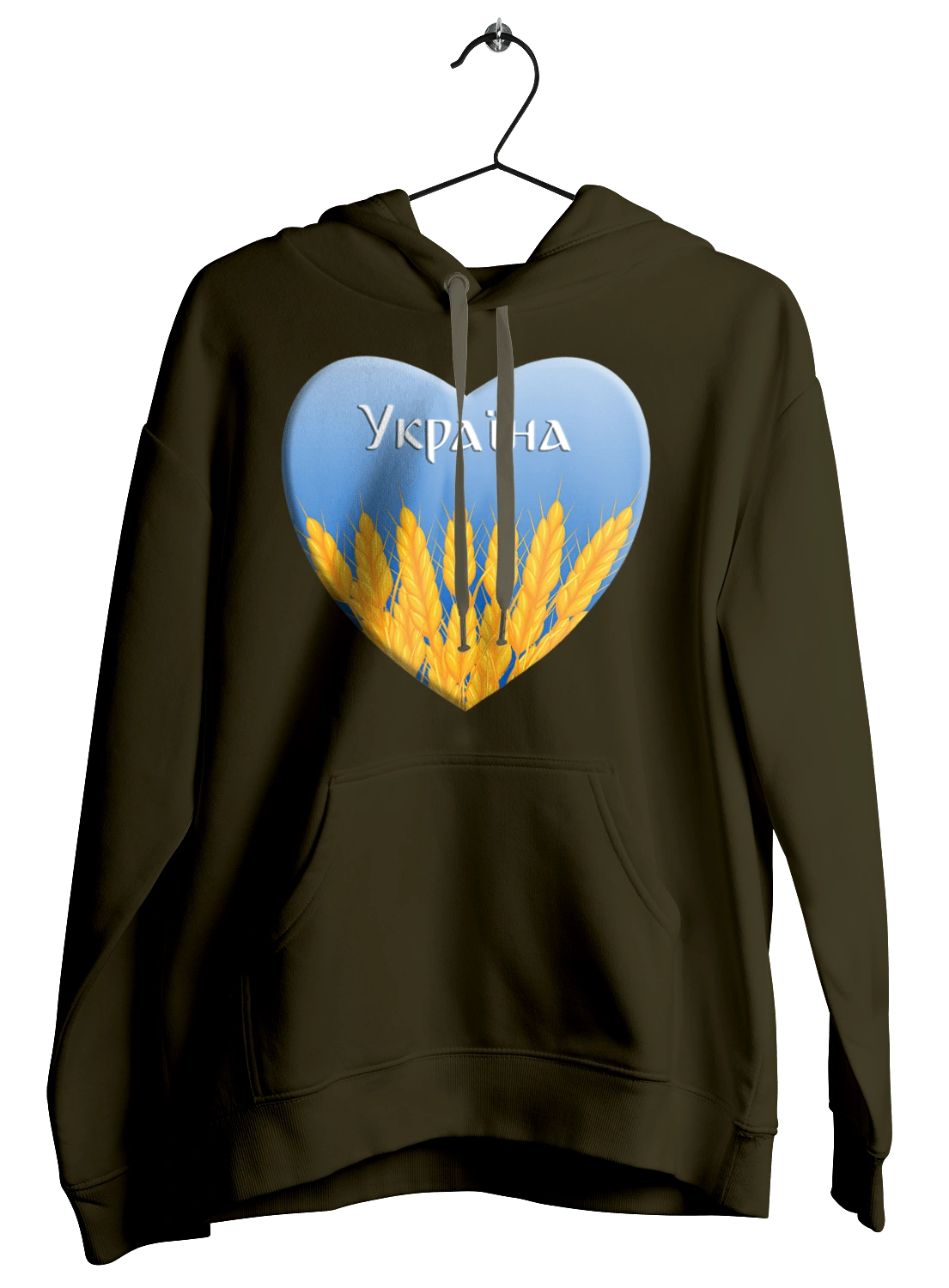 Серце з колосками Україна