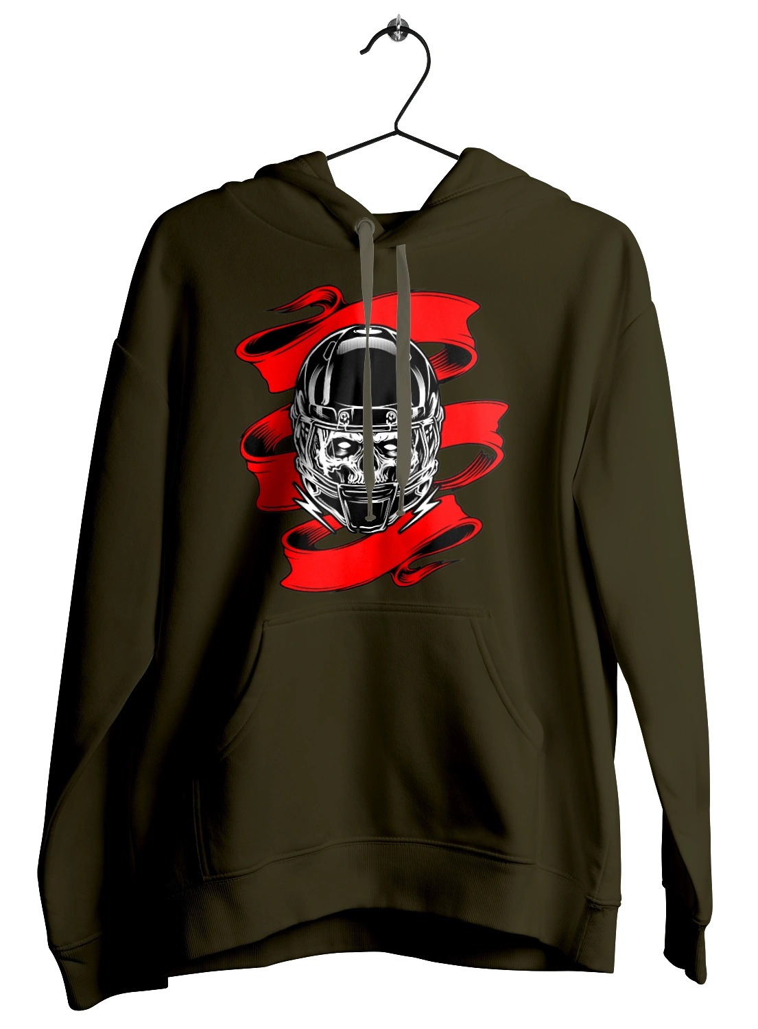 Череп в мотошоломі