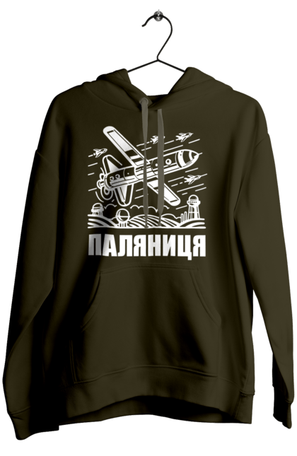 Жіноче худі з принтом "Паляниця". Бпла, дрон паляниця, зсу, паляниця, ракета паляниця. 2070702