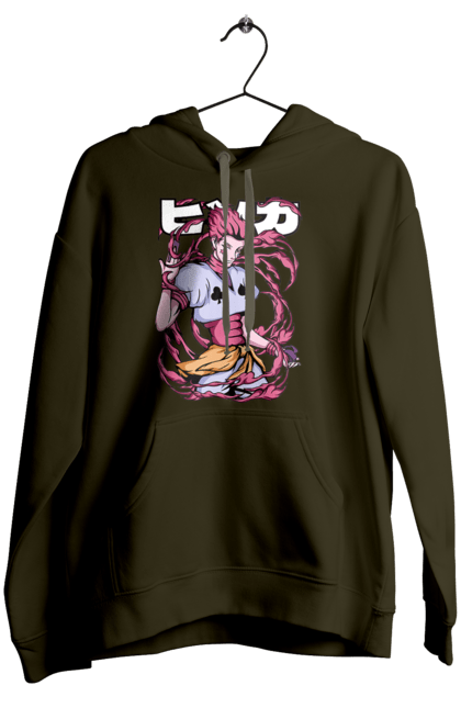 Women's hoodie with prints Hunter x Hunter Hisoka. Anime, antagonist, character, hisoka, hunter x hunter, manga. 2070702