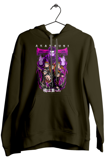 Women's hoodie with prints Naruto Akatsuki. Akatsuki, anime, character, manga, naruto, ninja, pain, tv series, yahiko. 2070702