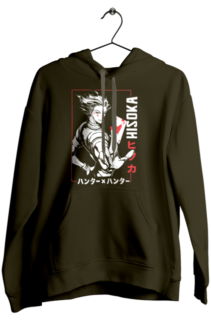 Women's hoodie with prints Hunter x Hunter Hisoka. Anime, antagonist, character, hisoka, hunter x hunter, manga. 2070702