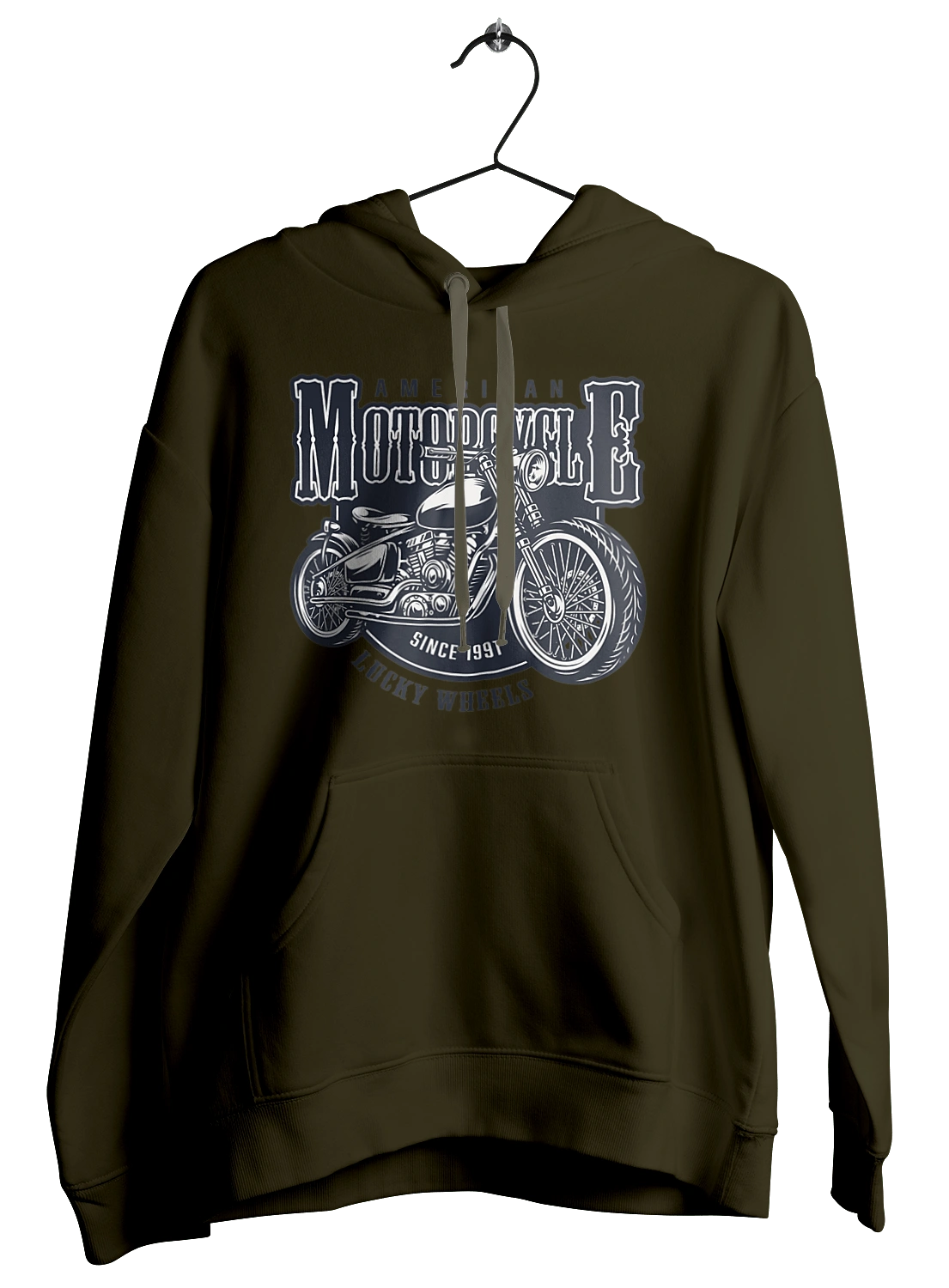 Крутой винтажный мотоцикл