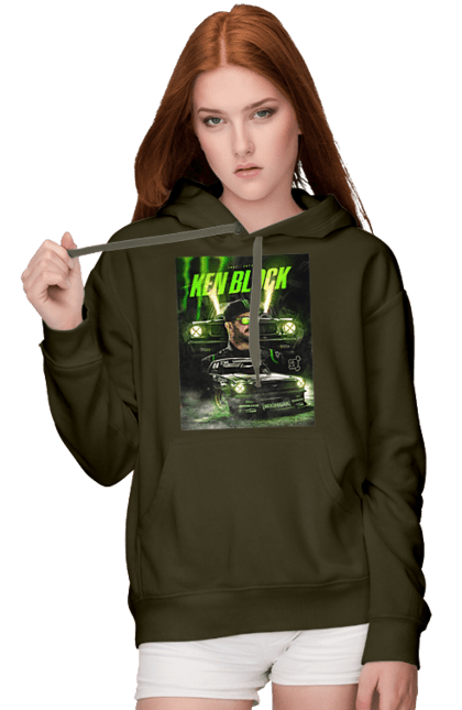 Women`s hoodie with prints Ken Block. Ken block. 2070702