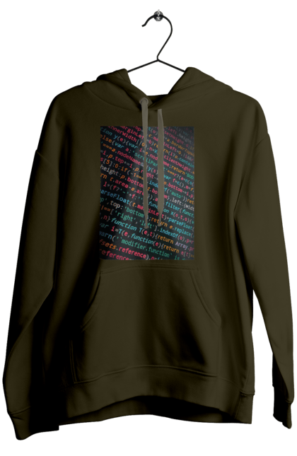 Жіноче худі з принтом "Код". Angular, c, css, html, it, javascript, jquery, php, python, react, svelt, vue, айтишник, айті, гумор, код, кодувати, прогер, програміст, програмісти, ти ж, ти ж програміст, тиж програміст. 2070702