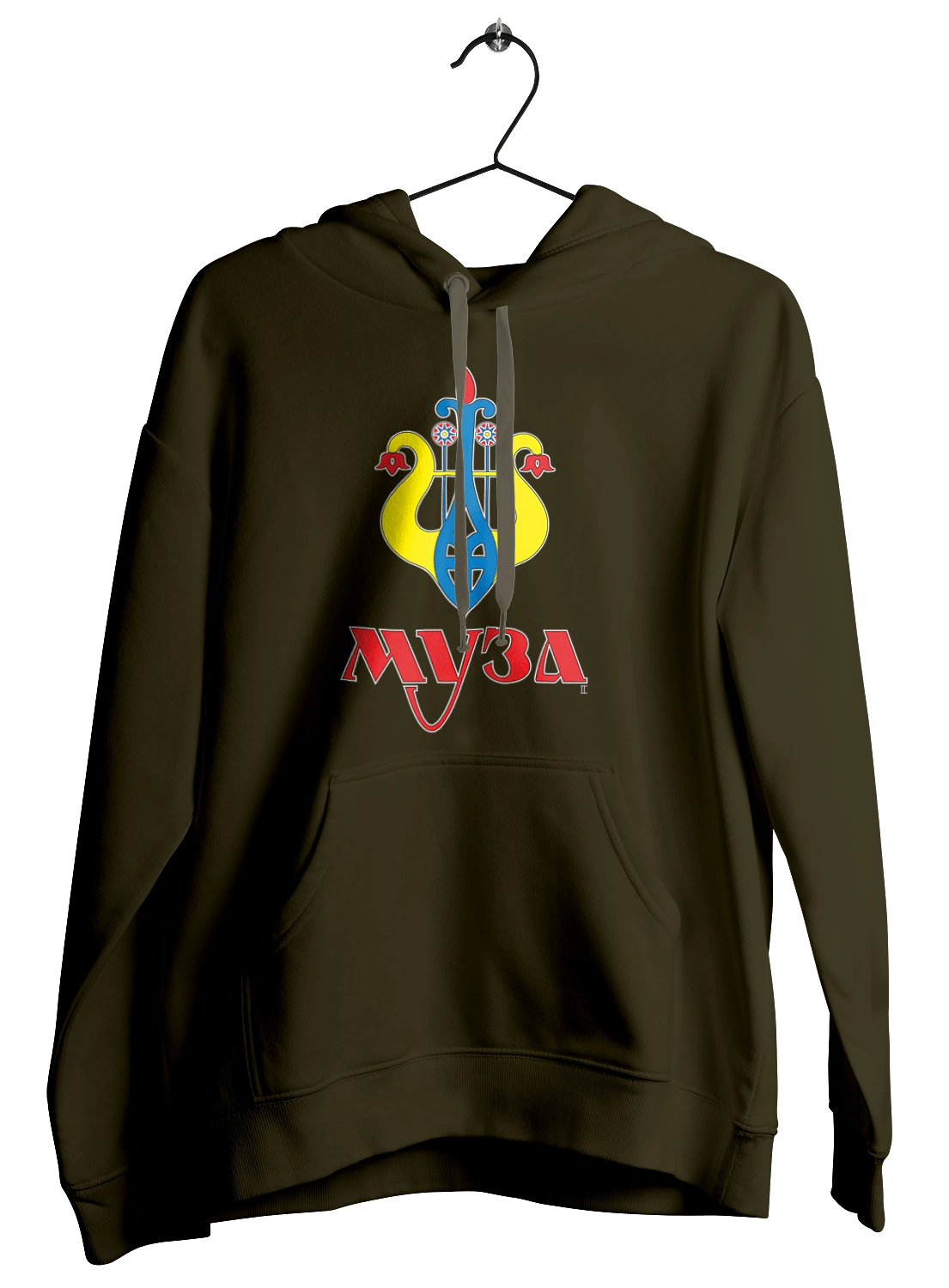 МУЗА темний фон жіноча