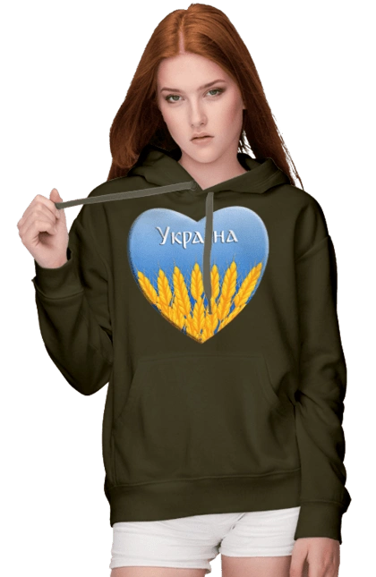 Серце з колосками Україна