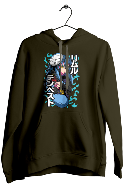 Women's hoodie with prints Regarding Reincarnated to Slime Rimuru Tempest. Anime, manga, reincarnated to slim, reincarnated to slime, rimuru, rimuru tempest, short story, slime. 2070702