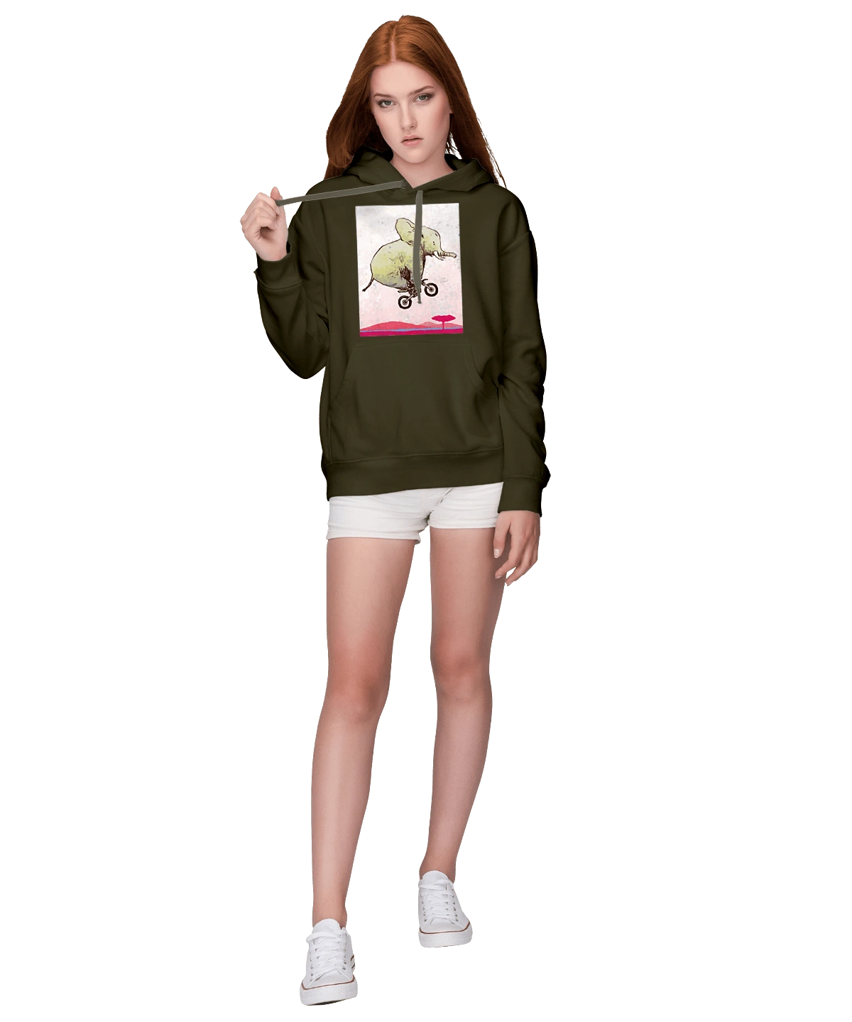 Elephant On A Motorcycle