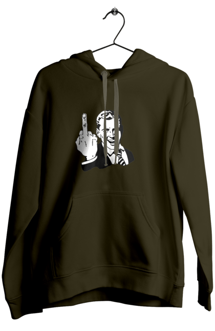 Жіноче худі з принтом "Fuck". Fuck, палец, рука, фак. 2070702