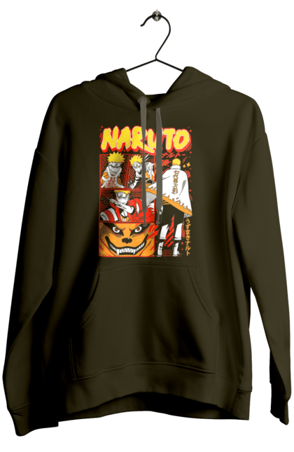 Women's hoodie with prints Naruto. Anime, character, manga, naruto, ninja, tv series. 2070702