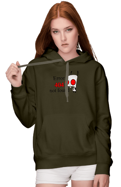 Жіноче худі з принтом "Помилка не знайдена". Angular, c, css, html, it, javascript, jquery, php, python, react, svelt, vue, айтишник, айті, гумор, код, кодувати, прогер, програміст, програмісти, ти ж, ти ж програміст, тиж програміст. 2070702