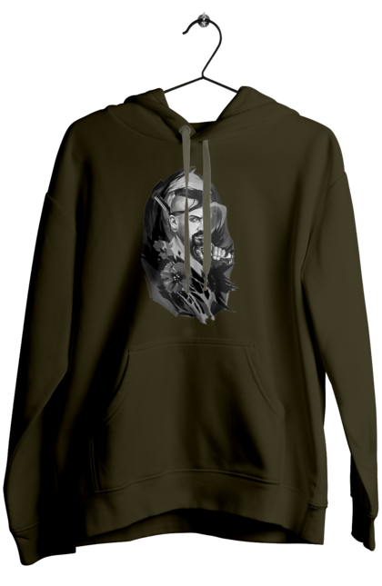 Women`s hoodie with prints Cossack. Cossack, forelock, good ukrainian, pistol, tickets, vusa. 2070702