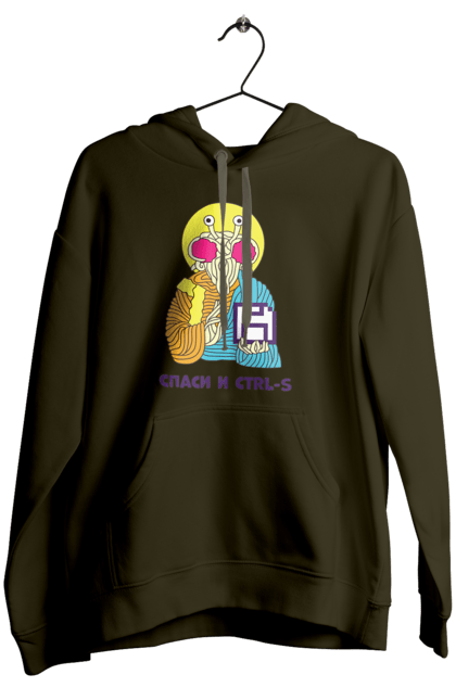 Жіноче худі з принтом "Врятуй та ctrl+s". It, врятуй та ctrl+s, гумор, іржака, кек, лол, мем, прикол, програміст, радість, сміх. 2070702
