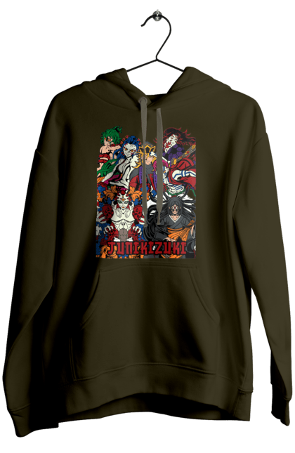 Women's hoodie with prints Demon Slayer. Anime, demon slayer, eternal paradise faith, kimetsu no yaiba, kokushibo, manga, twelve kizuki, upper rank six. 2070702