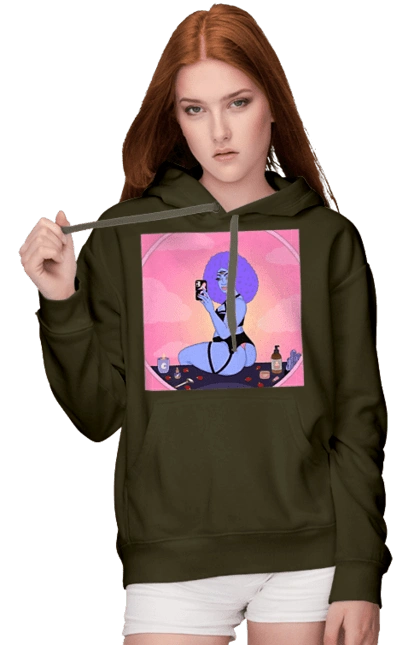 Фіолетова Дівчина Фото У Дзеркалі