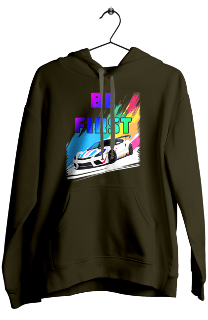 Women`s hoodie with prints Race. Automobile, race, sport car, sports car. 2070702