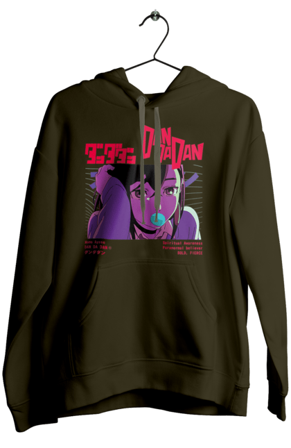 Women`s hoodie with prints Dandadan Momo Ayase. Anime, ayase, dandadan, manga, momo, momo ayase. 2070702