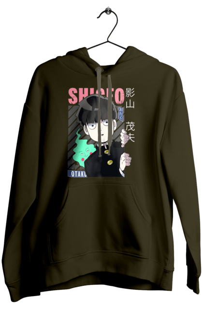 Жіноче худі з принтом "Mob Psycho 100". Anime, manga, mob psycho 100, shigeo kageyama, аніме, манга, моб, моб-вар ят 100, сігео кагеяма, шіґео каґеяма. 2070702