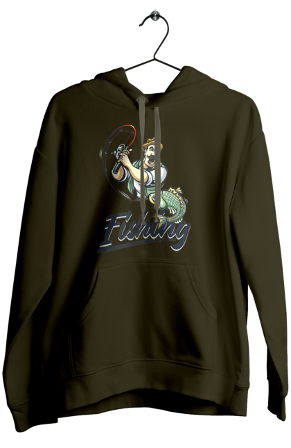 Жіноче худі з принтом "Рибалка, літо". Відпочинок, літо, рибалка. 2070702