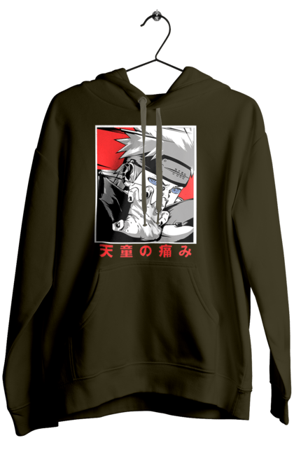 Women's hoodie with prints Naruto Yahiko. Akatsuki, anime, character, manga, naruto, ninja, pain, tv series, yahiko. 2070702