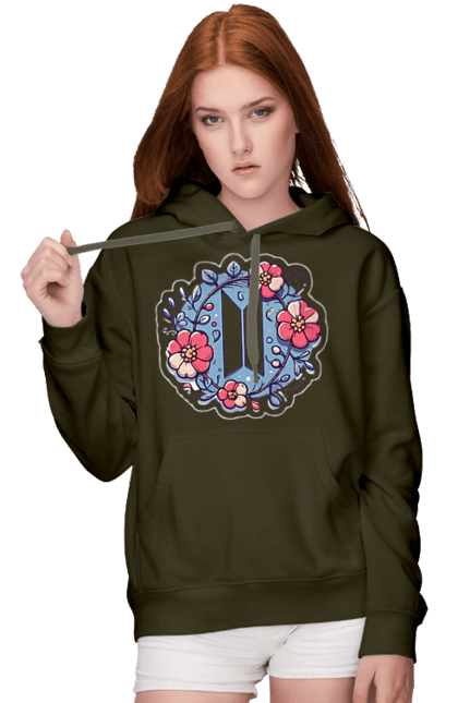 Women`s hoodie with prints BTS. Beyond the scene, bts, group, k pop, k-pop, music, musical group. 2070702