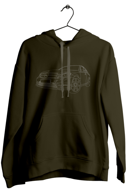 Жіноче худі з принтом "авто мерседес". Авто, машина, мерседес. 2070702