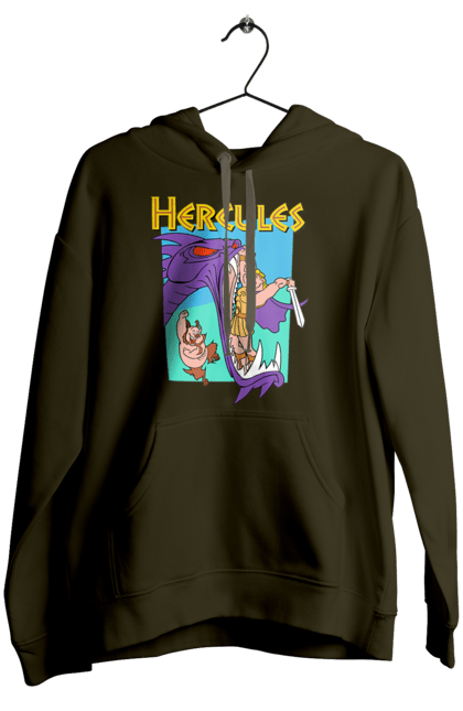 Women's hoodie with prints Hercules. Cartoon, greece, hercules, myth. 2070702