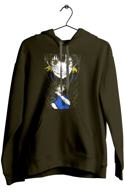 Women's hoodie with prints Blue Lock Meguru Bachira. Anime, bachira, blue lock, blue prison, football, manga, meguru, meguru bachira, sport. 2070702