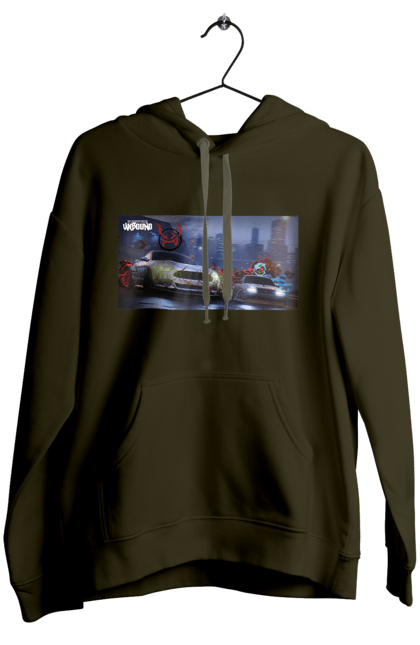Women`s hoodie with prints Need for Speed Unbound. Heat, need, need for speed, nfs, speed, unbound. 2070702