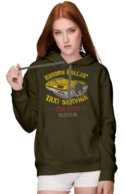 Women`s hoodie with prints Fifth element | Korban Dallas | Taxi service. Corban dallas, fifth element, new york, taxi, taxi service. 2070702