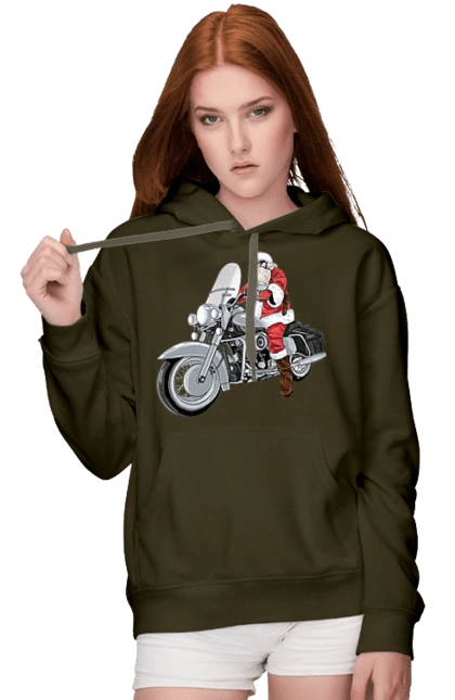 Santa On A Motorcycle