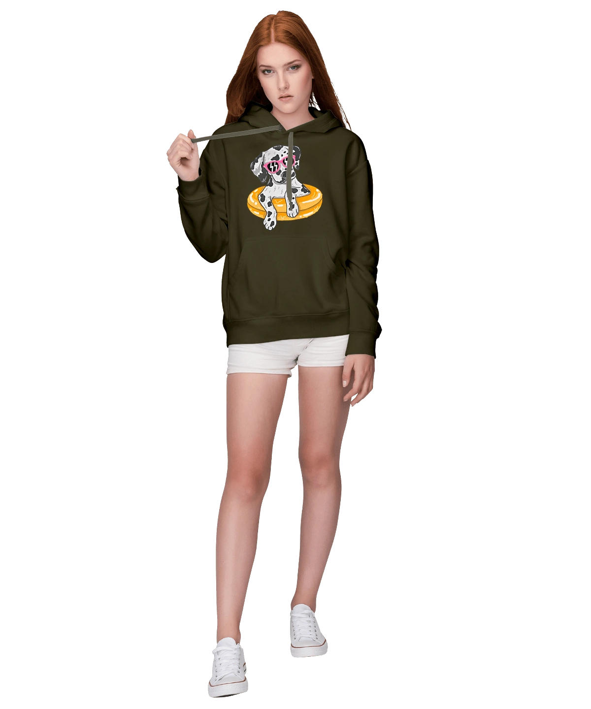 Dalmatian Swims In A Circle