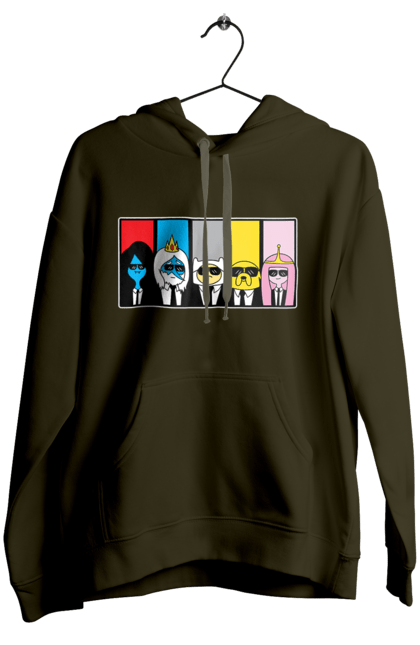 Women's hoodie with prints Adventure Time. Adventure time, animated series, cartoon network, land of ooo, tv series. 2070702