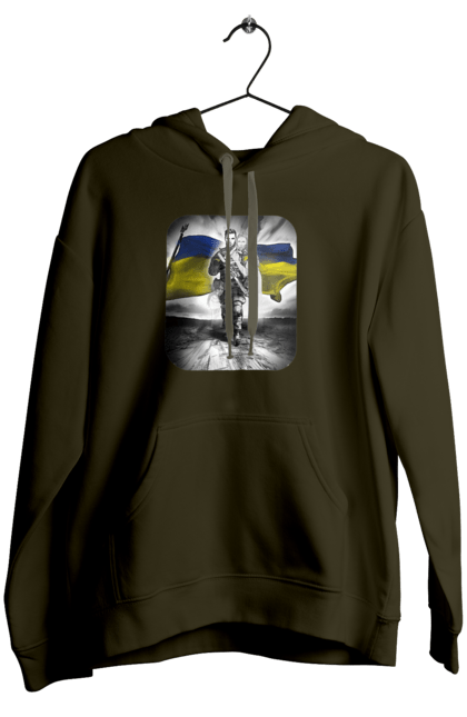 Жіноче худі з принтом "Захисник України". Дівчина, захисник, прапор, прапор україни, символіка, сиьволіка, україна. 2070702