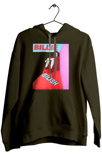 Жіноче худі з принтом "Біллі Айліш". Біллі айліш, логотип біллі айліш, принт біллі айліш, співачка біллі айліш. 2070702