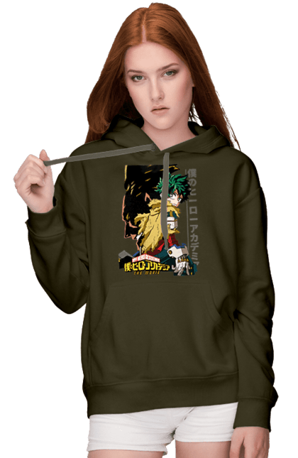 Women's hoodie with prints My hero academy Midoriya. Anime, izuku, manga, midoriya, midoriya izuku, my hero academia, my hero academy. 2070702