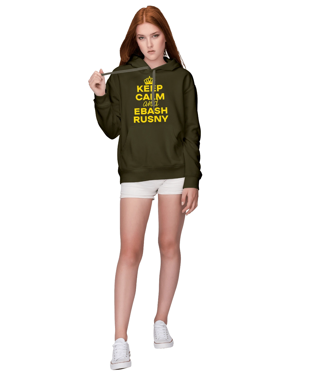 Keep Calm and Ebash Rusny yellow