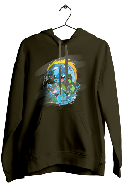 Women's hoodie with prints Pokemon Squirtle. Anime, games, nintendo, pokemon, pokemon go, squirtle. 2070702