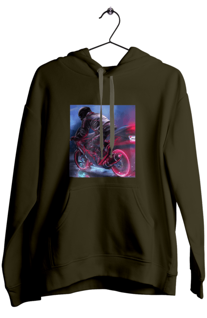 Жіноче худі з принтом "Мотоцикл". Motolove, мотолов, мотоцикл, опві, україна. 2070702