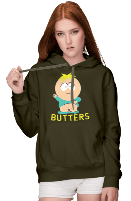 Women's hoodie with prints South Park Butters. Butters, cartoon, leopold stotch, south park. 2070702