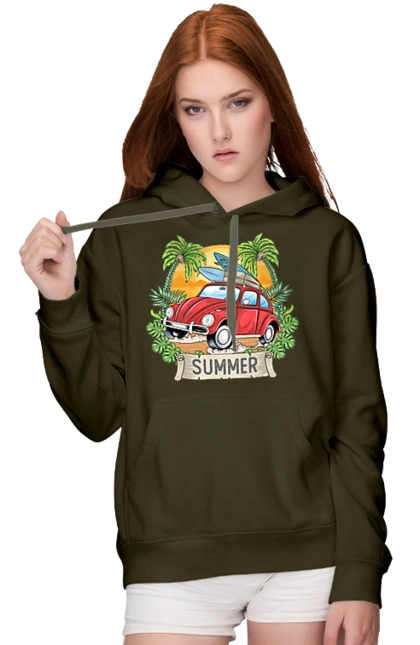 Summer, Car And Palm Trees